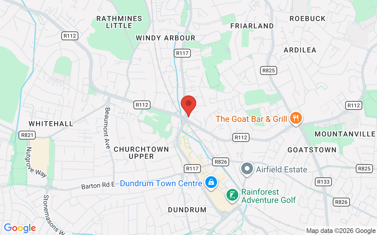 Map showing the location of Allison O'Neill Couple Counsellor in Dublin, Ireland