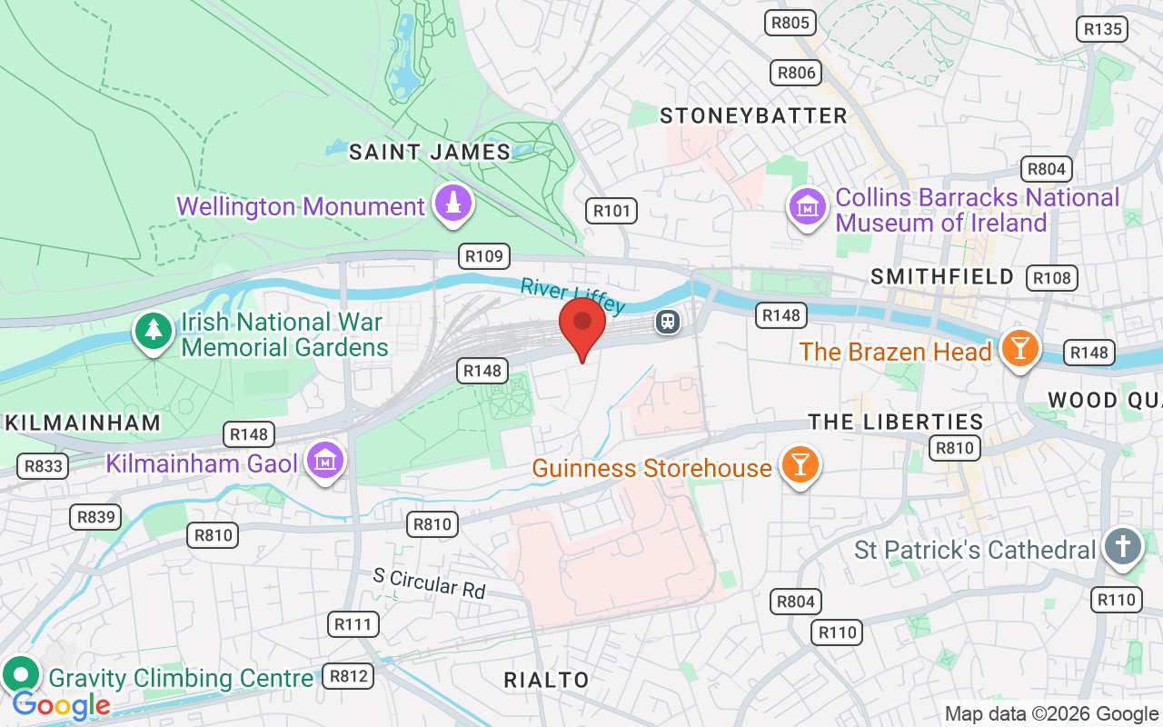 Map showing the location of Kilcoyne & Co Accountants in Dublin, Ireland
