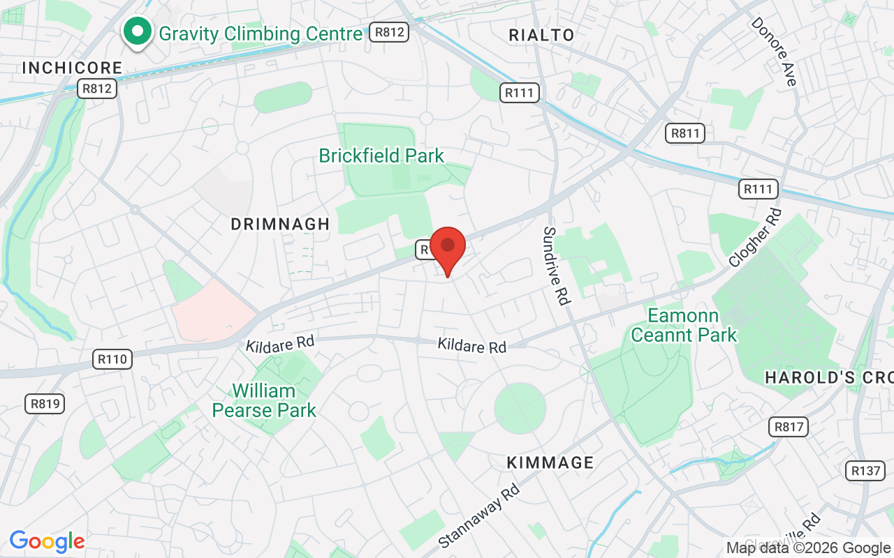 Map showing the location of Dolphin Print in Dublin, Ireland