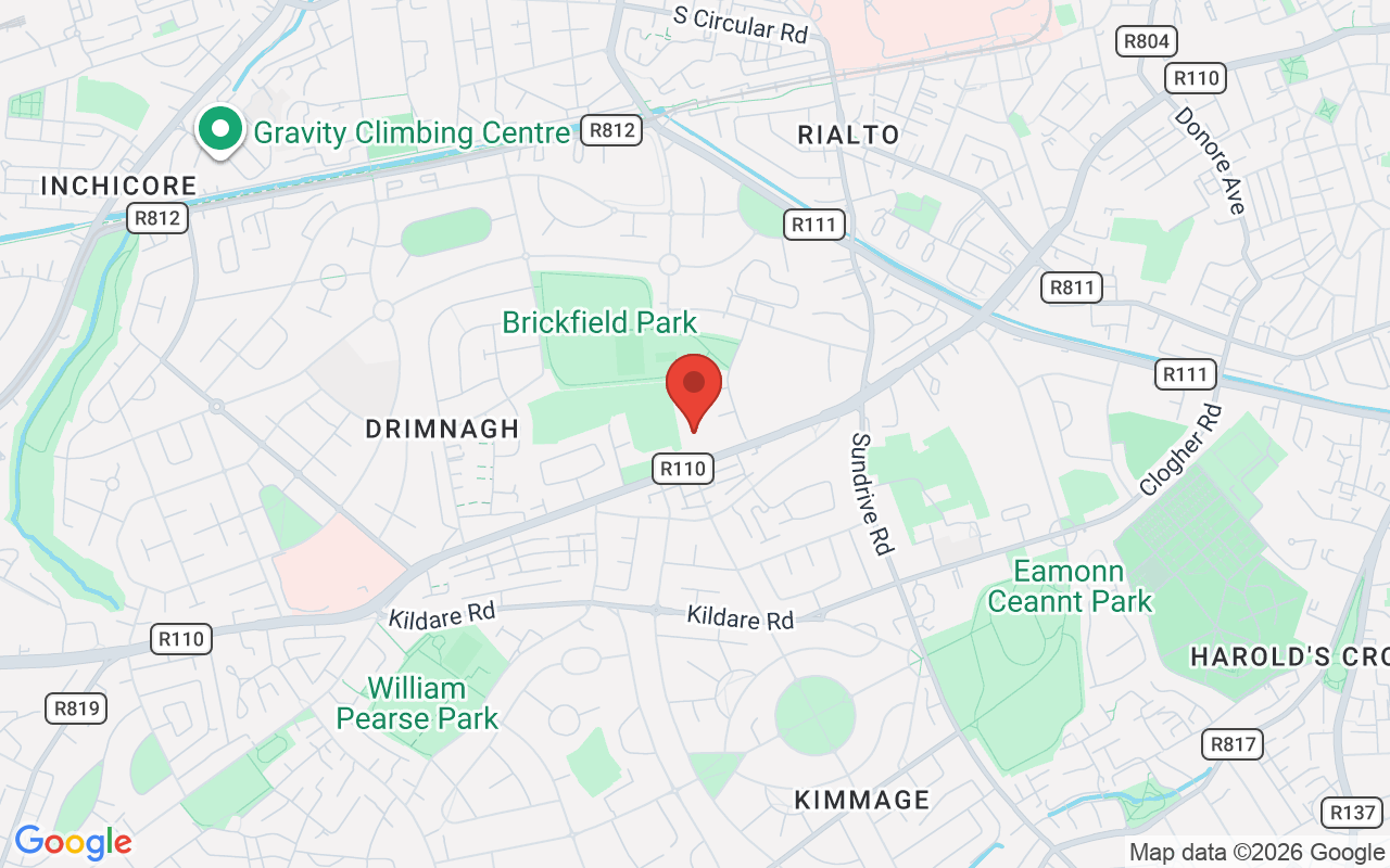 Map showing the location of Encom Systems Ltd in Dublin, Ireland