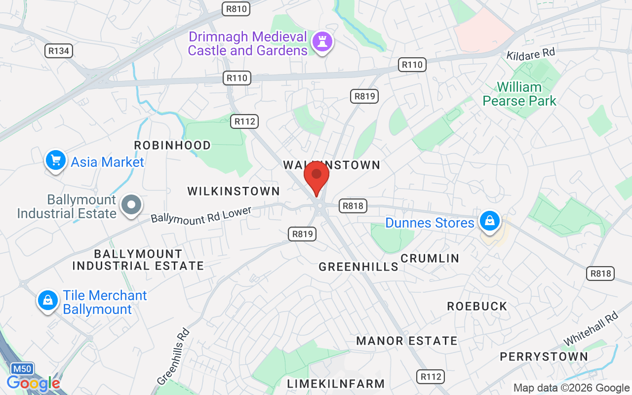 Map showing the location of TaxAssist Accountants in Dublin, Ireland