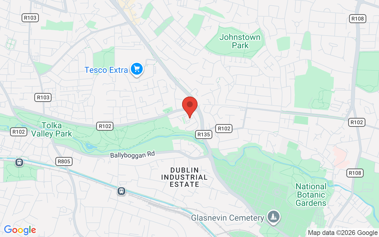 Map showing the location of Big Print Small Print in Dublin, Ireland
