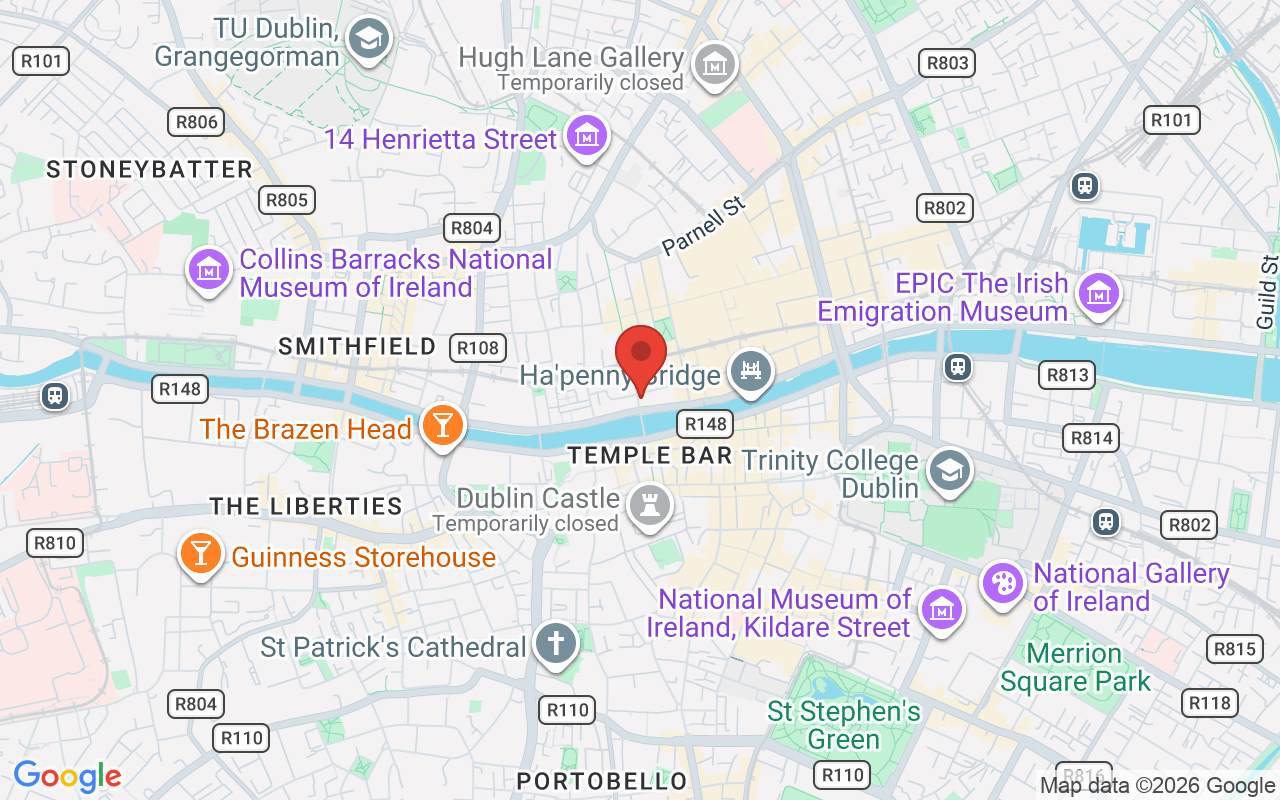 Map showing the location of Amy Plant Therapy in Dublin, Ireland