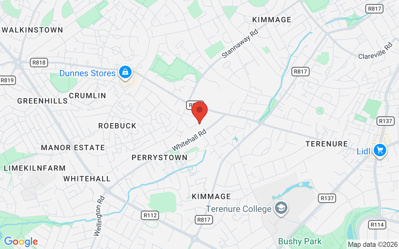 Map showing the location of Aztec Security in Dublin, Ireland