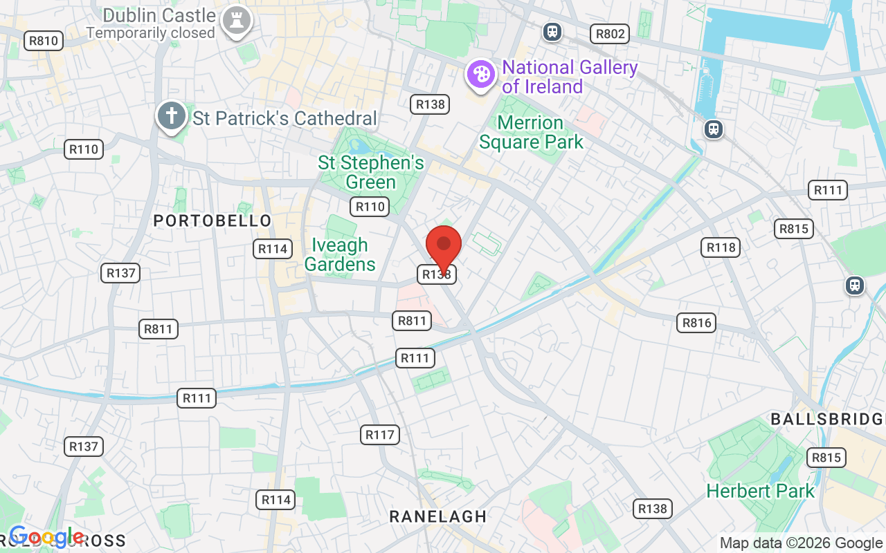 Map showing the location of Mason Wealth Management in Dublin, Ireland