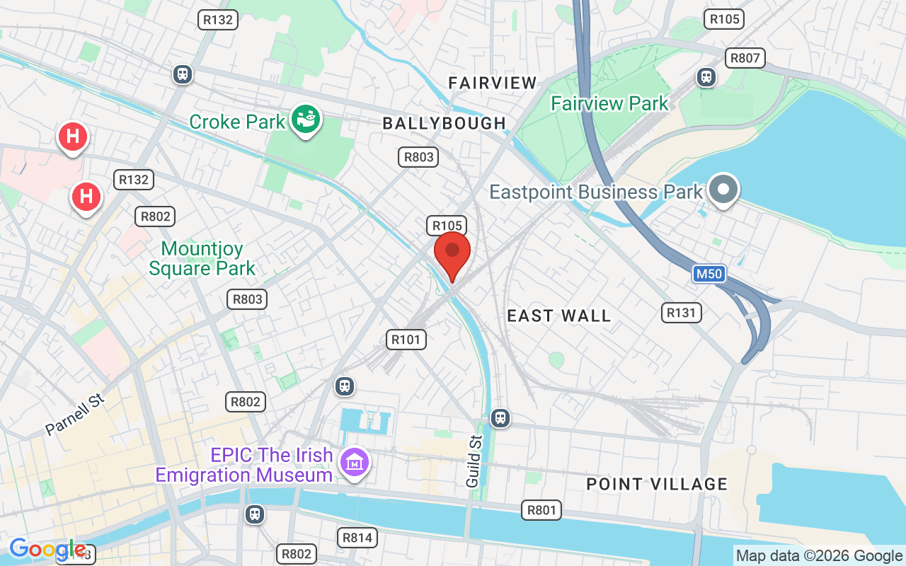 Map showing the location of The Sign & Print in Dublin, Ireland