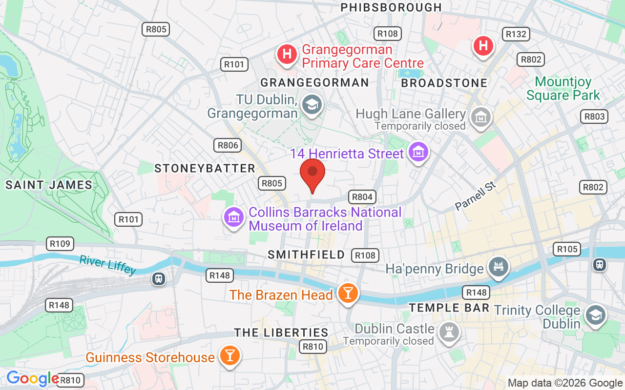Map showing the location of Dublinprint in Dublin, Ireland