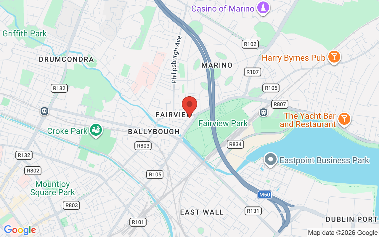 Map showing the location of ESP SecurityLtd in Dublin, Ireland