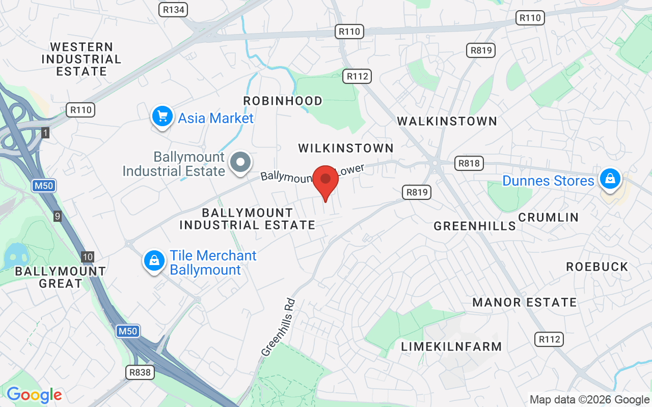 Map showing the location of Business Print in Dublin, Ireland