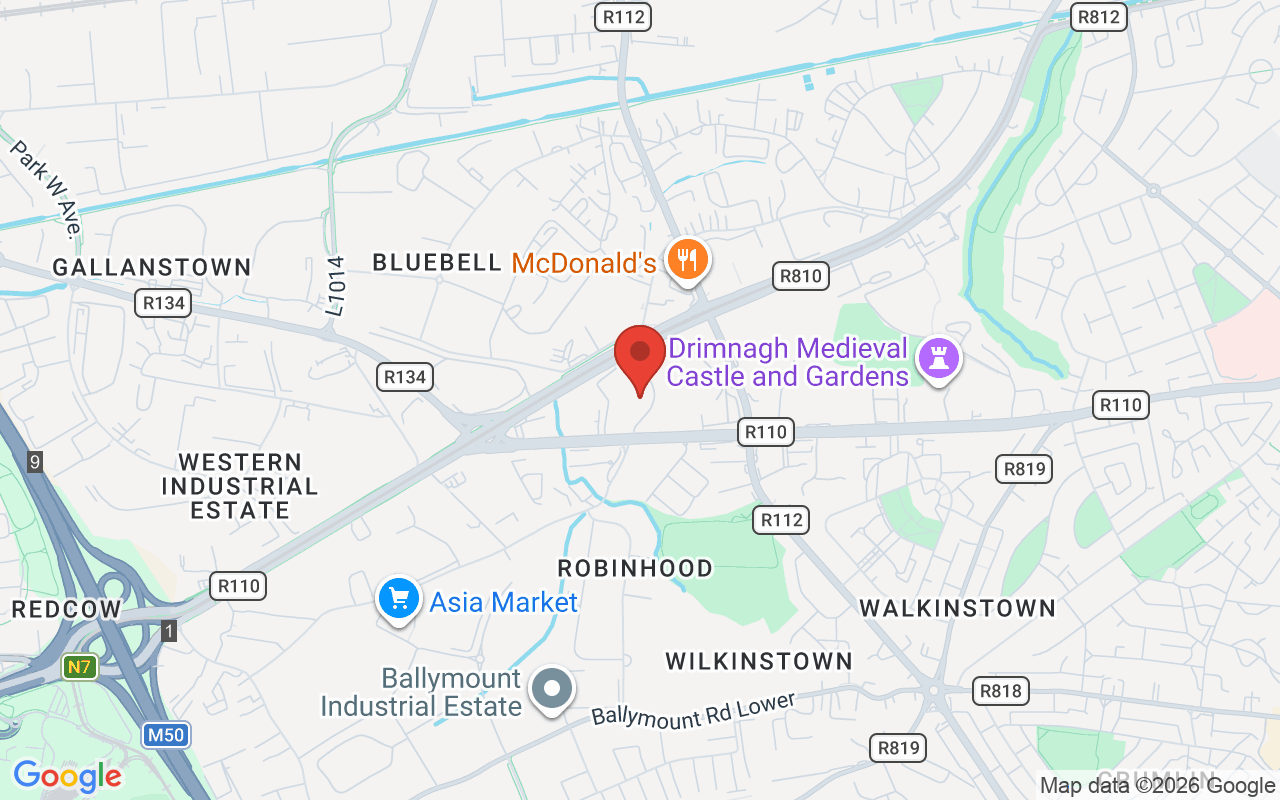 Map showing the location of Knight Security in Dublin, Ireland