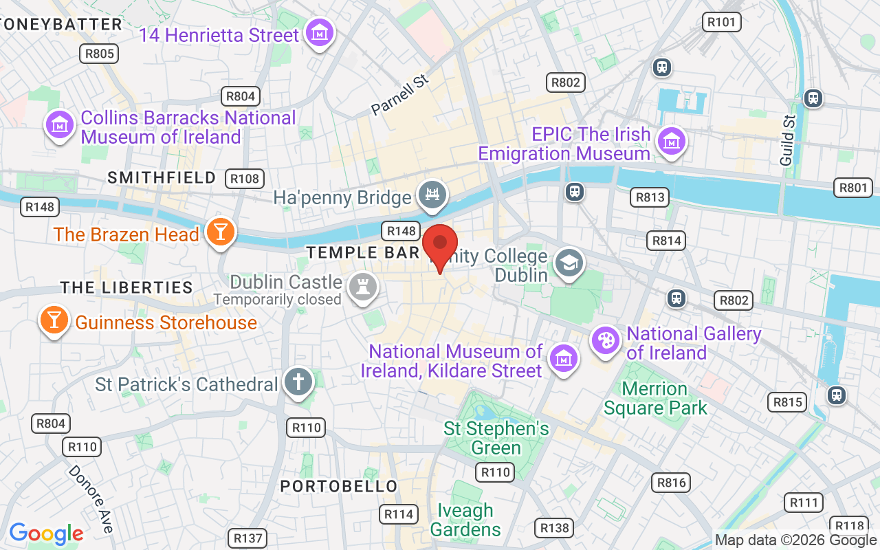 Map showing the location of Simpletax Accountants in Dublin, Ireland