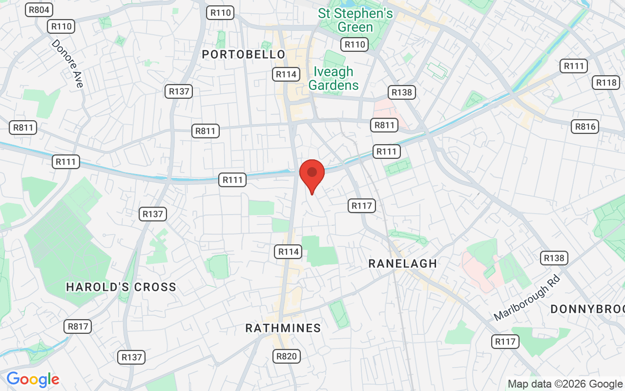Map showing the location of Hegarty Financial Management Limited in Dublin, Ireland